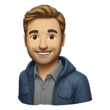 memoji of andrew huberman, hubermanlab sticker