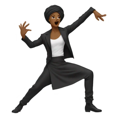 Voguing dance sticker