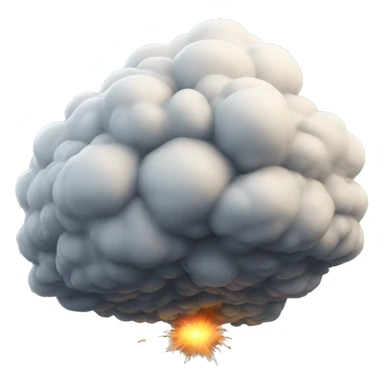 explosion cloud sticker