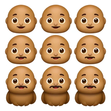 Emoji di booba (il personaggio del cartone per bambini booba) sticker