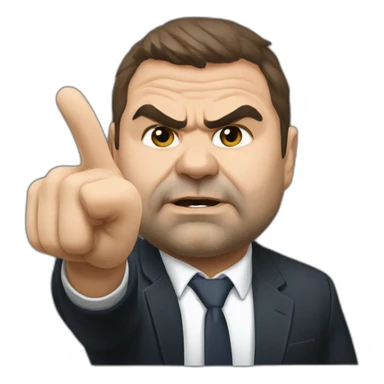 Ange postecoglou middle finger sticker