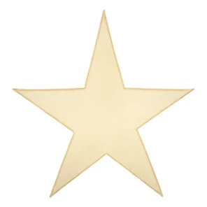 small star with soft glow, glamorous and stylish, no background sticker
