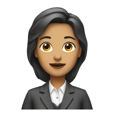 mujer con traje sticker