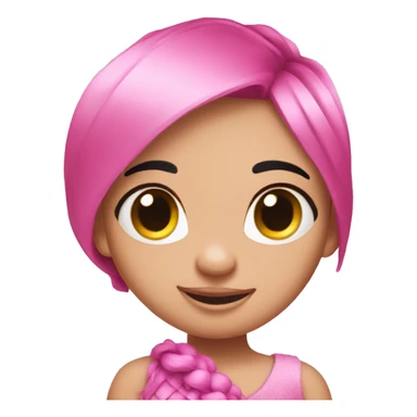 Stitch pink glamour sticker