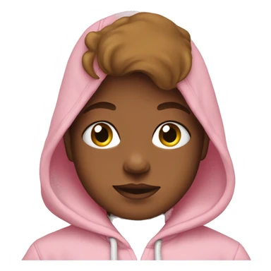 Baby pink hoodie  sticker