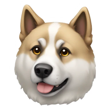 Akita shepherd  sticker