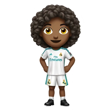 Me in Real Madrid dress sticker