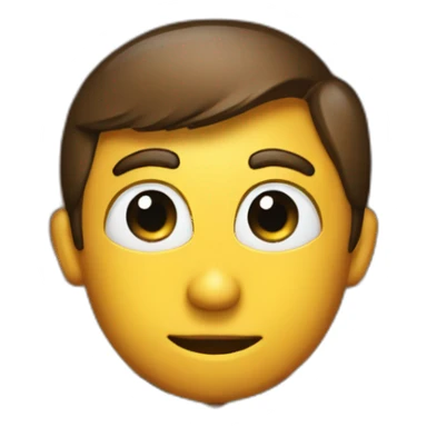 business man looking out of box sticker