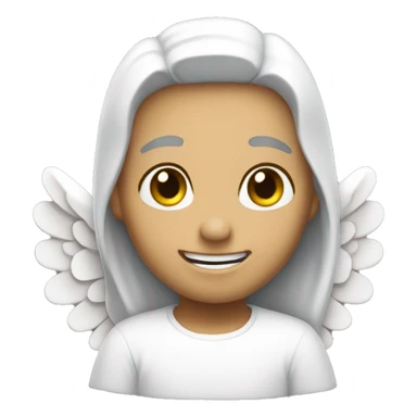 "angel with smie" sticker