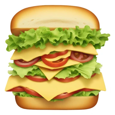 A happy sandwich sticker