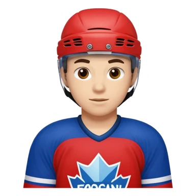 ice hockey player (#00A3E0) and red (#F9423A) sticker