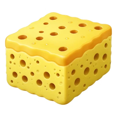 bath clean sponge small holls sticker