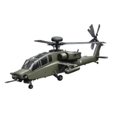 Apache helicopter sticker