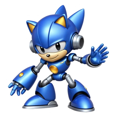 metal sonic sticker