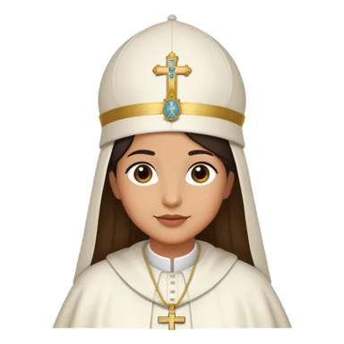 rachel ziegler as the pope sticker