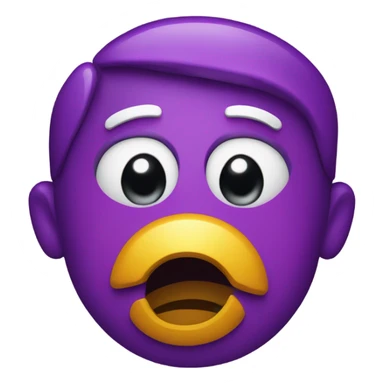 Sad question mark emoji sticker