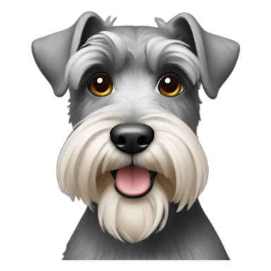 minature schnauzer sticker