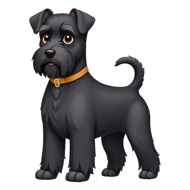 Black Schnauzer  sticker