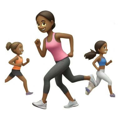 A girl's healthy lifestyle sticker