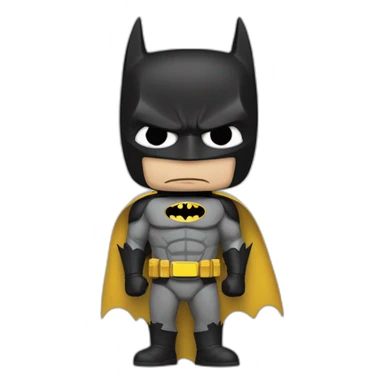 Batman qui combat des méchants  sticker