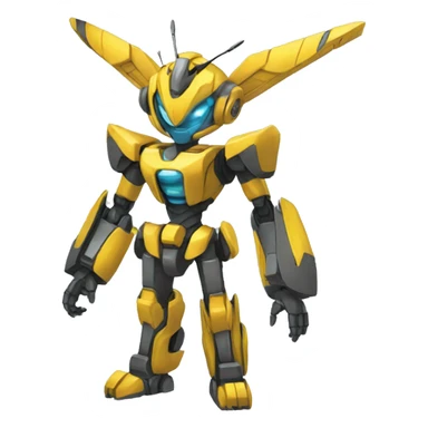 Metabee-Zeraora-Medabot sticker