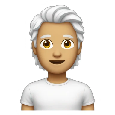 muñeco blanco sticker