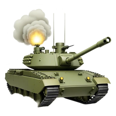 Challenger 2 (2018) – Cinematic-realistic Challenger 2 tank, its massive olive-drab frame pushing through a battlefield covered in thick fog. The powerful rifled gun steadies on a distant target, while its heavy Chobham armor deflects small arms fire, the battlefield illuminated by the glow of flares overhead. sticker