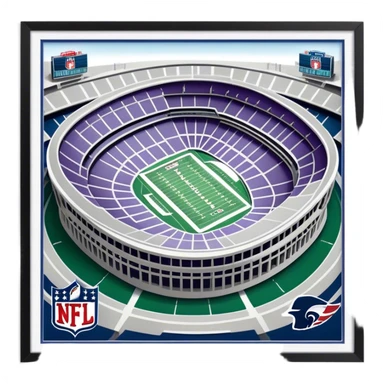 superbowl stadium sticker