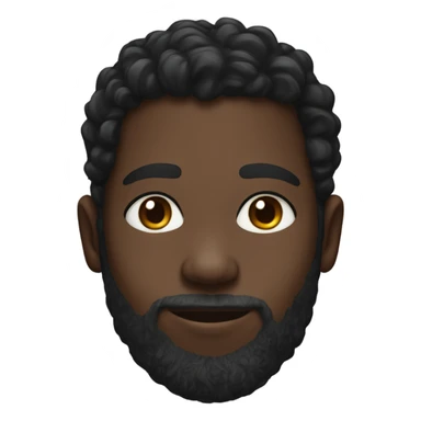 Realistic black girl with long hair and black boy with short short hair and a beard  sticker