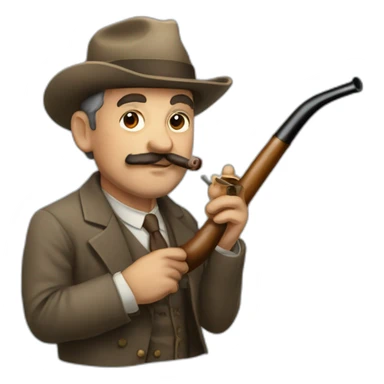 Herbert Butterfield with a pipe sticker