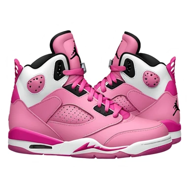 pink jordan’s  sticker