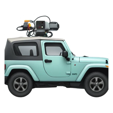 jeep electric sticker