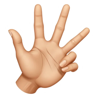 emoji de dedo señalando sticker