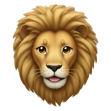 lion with black afro hair sticker
