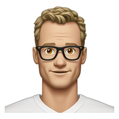 Jonathan Toews wearing glasses as beach bum sticker