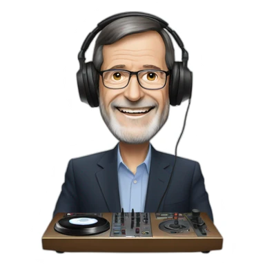 mariano rajoy dj session sticker