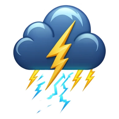 rayos tormenta sticker