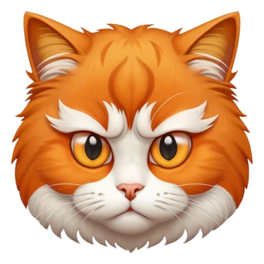 angery cat sticker