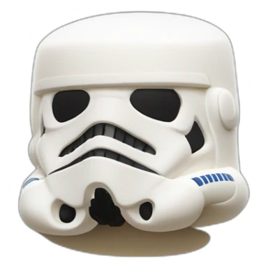 Marshmallow star wars sticker