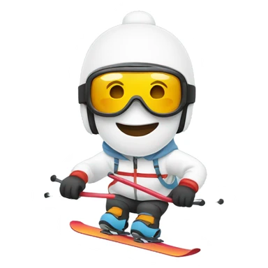 Skiing in switzerland sticker