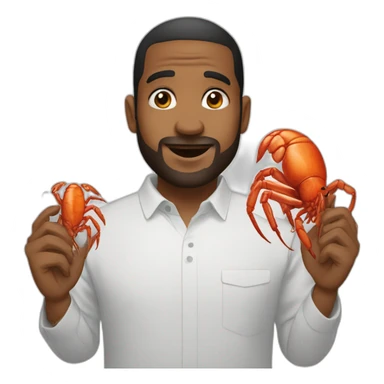 Omar eat homard  sticker