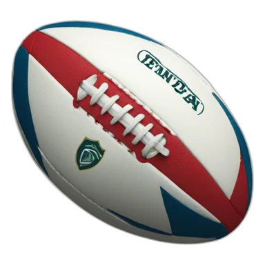 rugby ball sticker