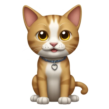 Gato con patas de hombre  sticker