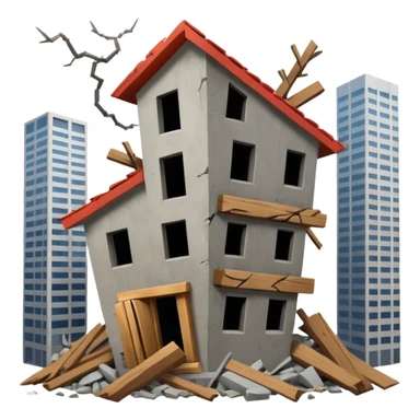 Kong smashing a house sticker