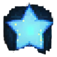 glowing star sticker