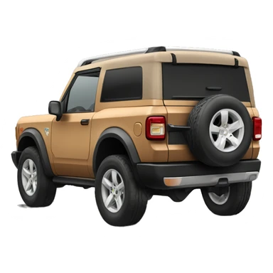 Tan bronco sport sticker