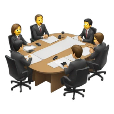 table conference sticker