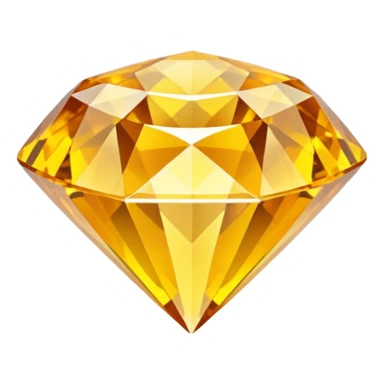 yellow topaz, diamond gem shape sticker
