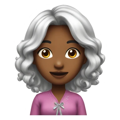 New year girl cute  sticker