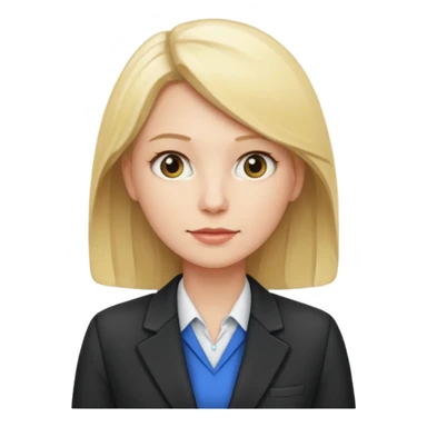 an ugly transphobic and anti-emo blonde and short teacher  sticker